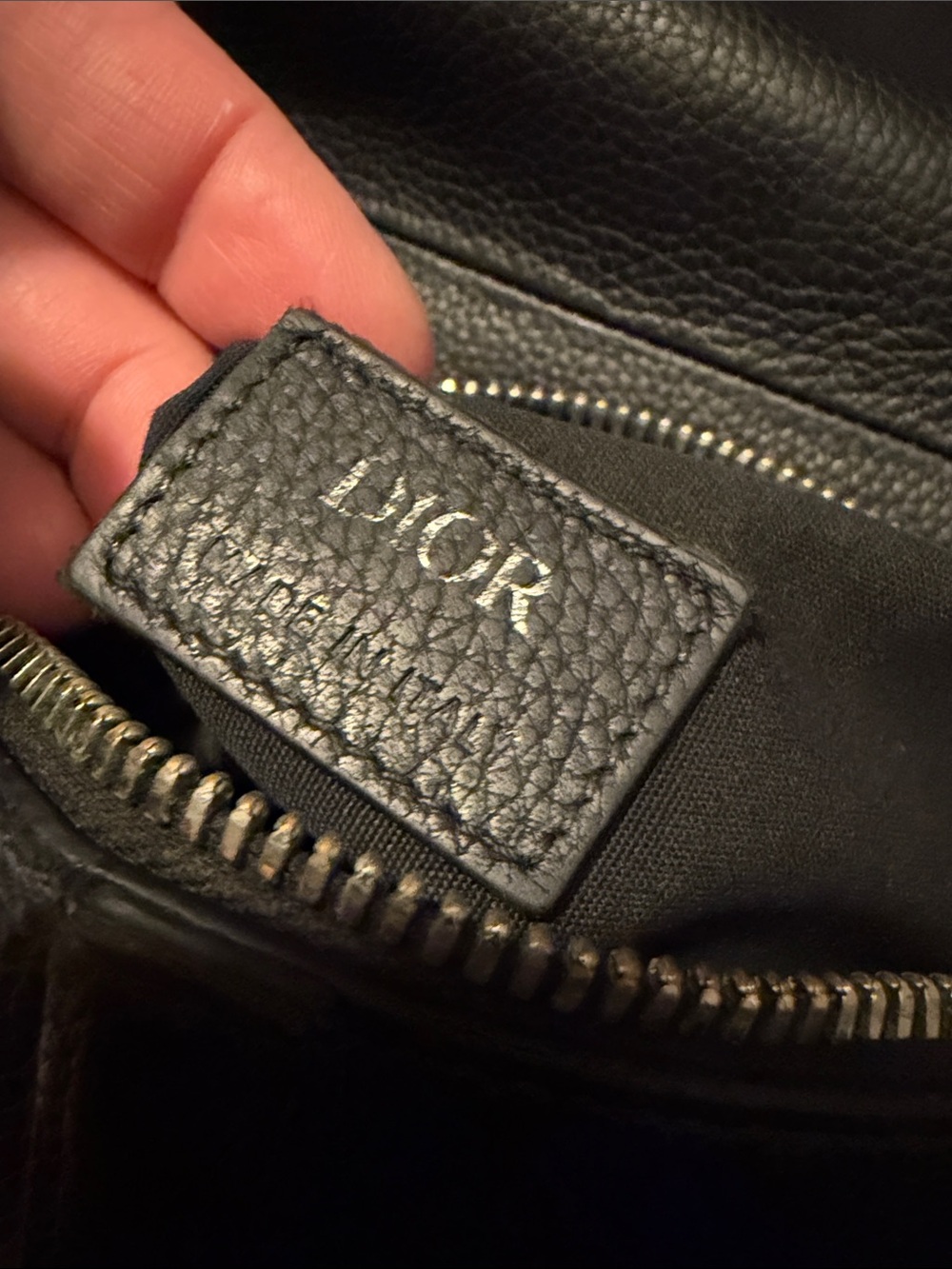 Dior Mens Black Saddle Bag - Picture 14 of 17